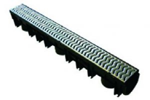 Aco Drain With Metal Top 1 Metre