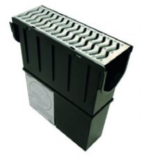 Storm Drain Plus Sump Unit with Galvanised Grate